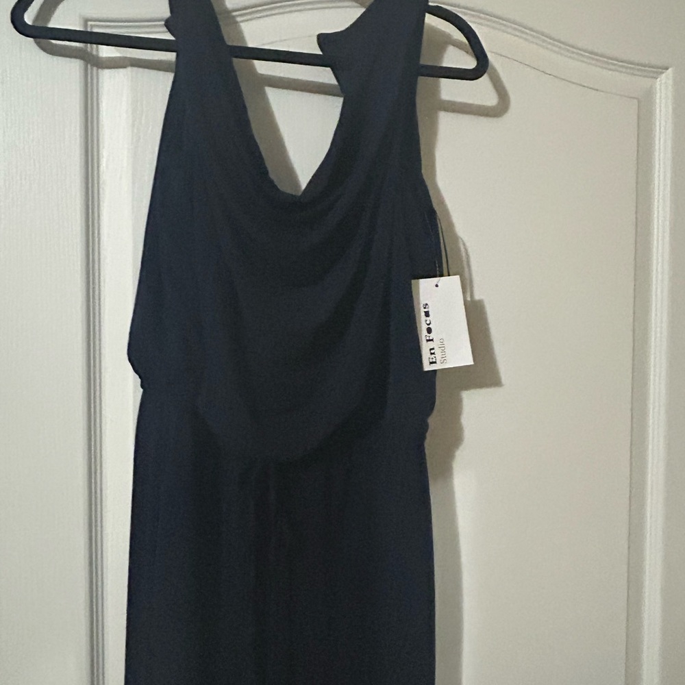 Navy Jumpsuit with pockets